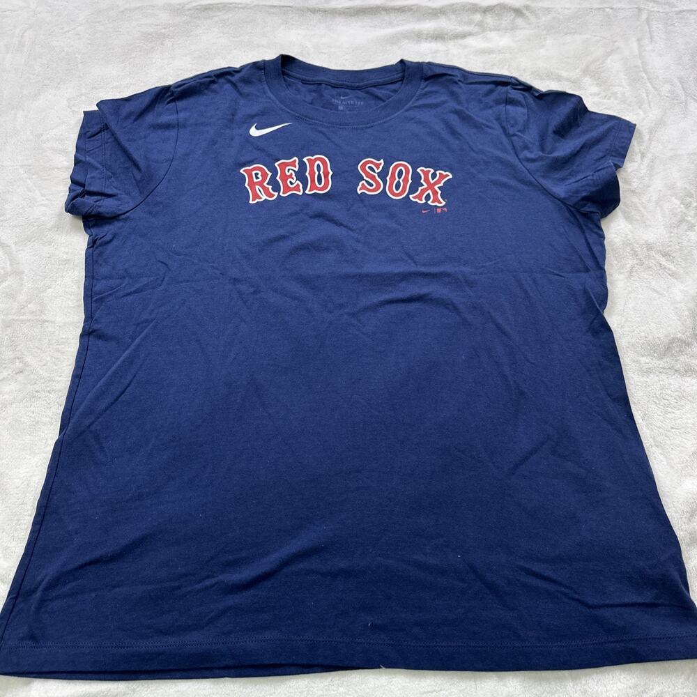 Nike Boston Red Sox Player‎ Jersey T Shirt MLB Rafael Devers #11 Women's XL